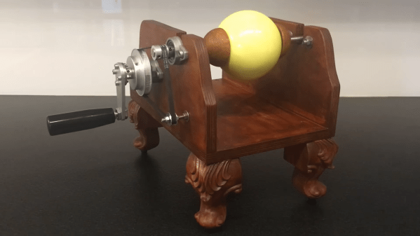 A modern recreation of von Guericke's electrostatic generator